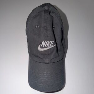 Nike Gray Swoosh Cotton Hat